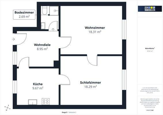 Grundriss Whg 1 Anbau