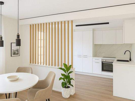 Einrichtungsbeispiel Küche-Essbereich EG 