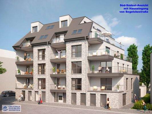 Süd-Südost mit Hauseingang