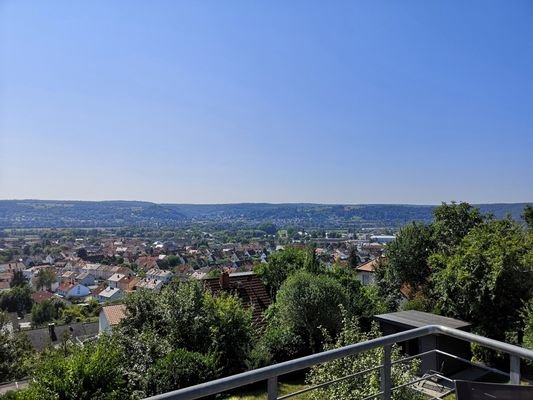 Aussicht vom Balkon