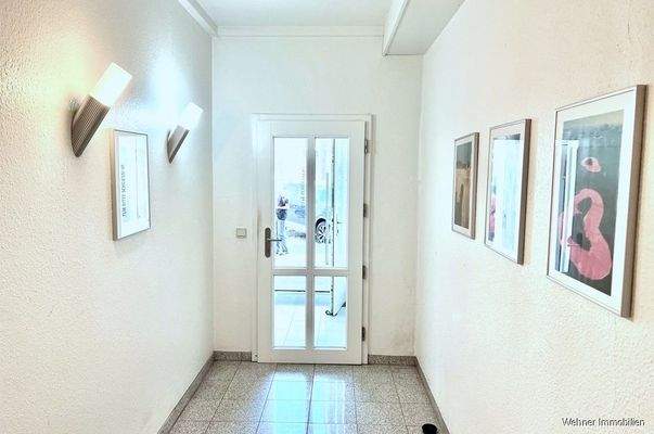 Eingangsbereich zu den Wohnungen