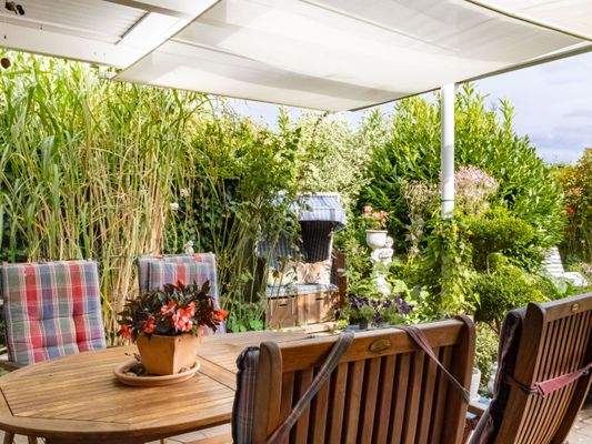 Die Terrasse für gemütliche Stunden