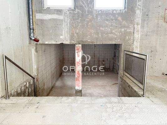 Hier gehts ins Souterrain