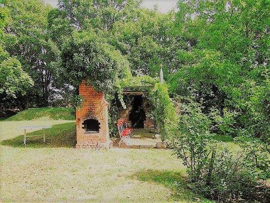 Pizzaofen im Schlosspark