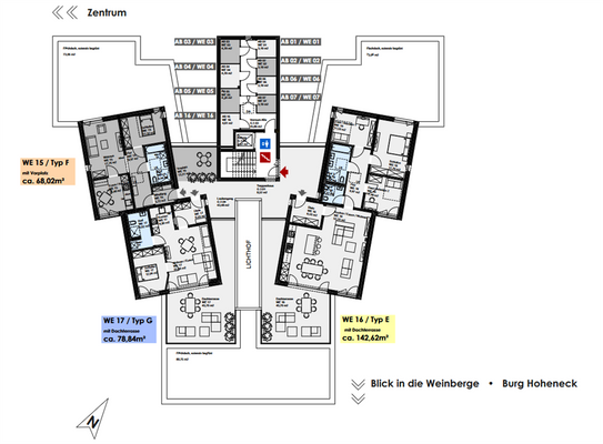 Grundrissübersicht Haus 5 DG