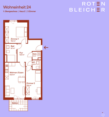 Grundriss Wohnung 24