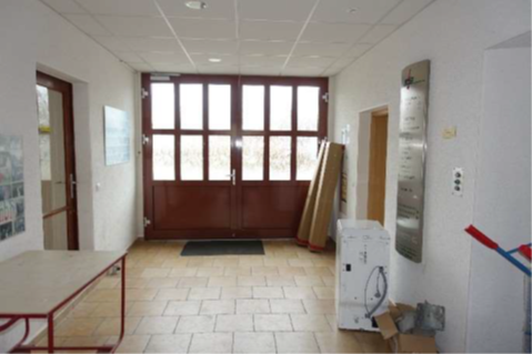 Eingang zur Anmeldung