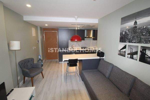Furnished 1-Bedroom Flat with Garden in Eyüpsultan