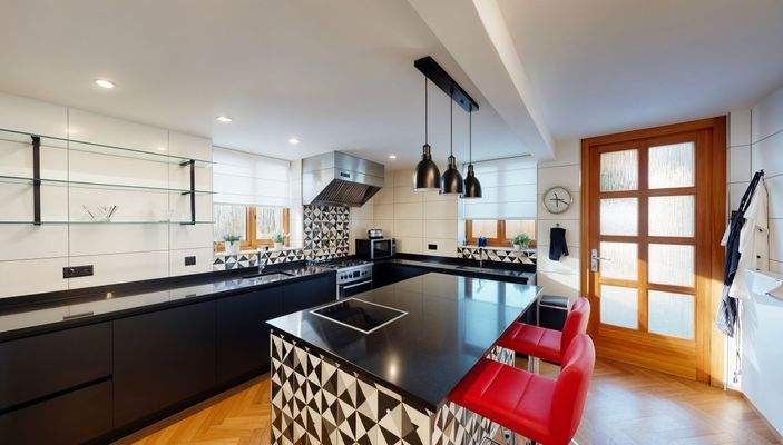 Küche - EG - (virtuelle Möblierung)