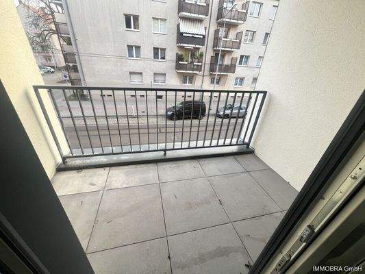 Überdachter Balkon
