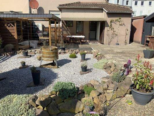 Blick auf die Terrasse