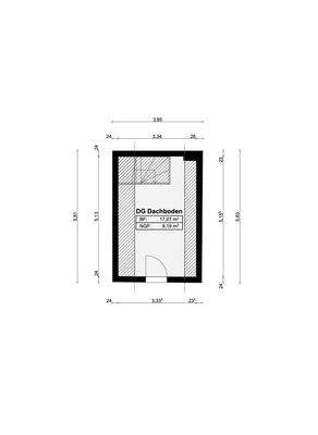 S&P | Grundriss Dachgeschoss
