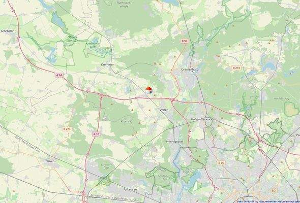 Der Lageplan Berliner Umland