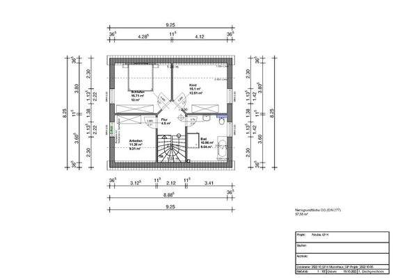 Beispiel Obergeschoss