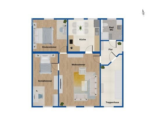 Grundriss Obergeschoss