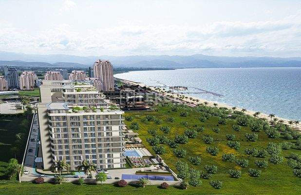 Seafront Apartments in a Complex in North Cyprus Gaziveren
