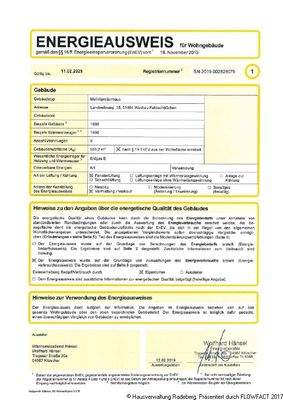 Energieausweis LW 15 (0)