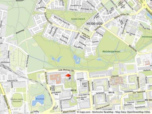 Geolyzer Kartenausschnitt