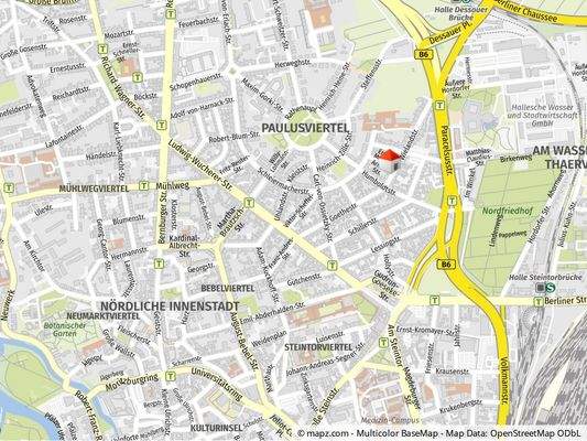 Geolyzer Kartenausschnitt