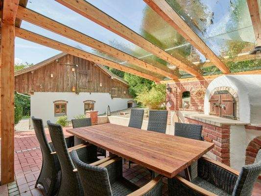 Überdachte Terrasse 