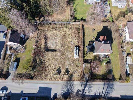 Blick auf das Baufeld