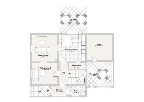 Grundriss Erdgeschoss