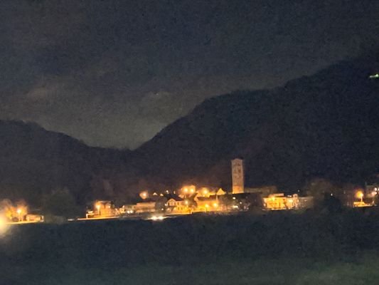 Burg Rheinfels bei Nacht