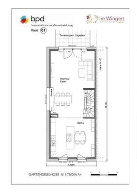 Grundriss - Gartengeschoss