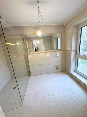 Badezimmer in Fertigstellung