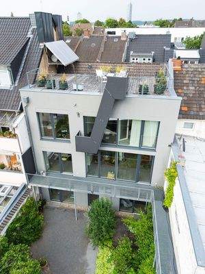 Fassade Innenhof +Dachterrasse