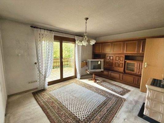 Wohnzimmer mit Terrassenzugang