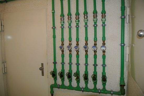 Kellergeschoss mit Verbrauchszähler