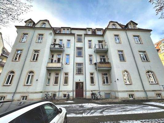 Hintere Gebäudeansicht