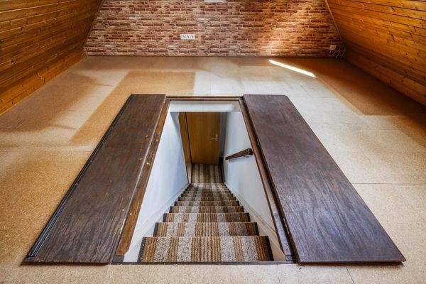 Aufgang zum ausgebauten Dachgeschoss