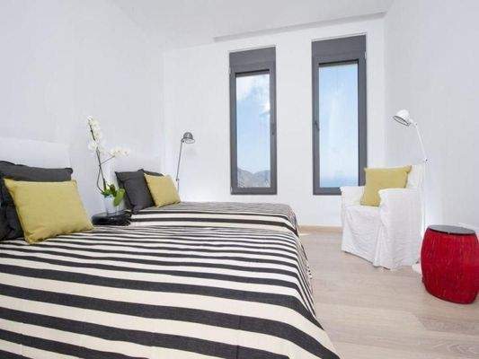 Kreta, Schisma Eloundas: Luxus-Villa mit herrlichem Blick auf Meer, Bucht und Insel zu verkaufen