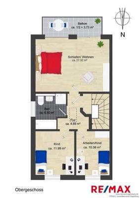 Grundriss Obergeschoss