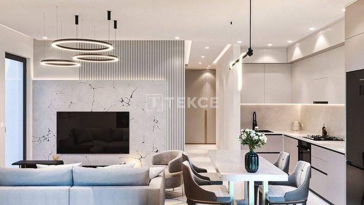 City and Mountain-View Apartments in the Center of Alanya Antalya