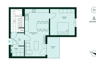 Grundriss der Eigentumswohnung