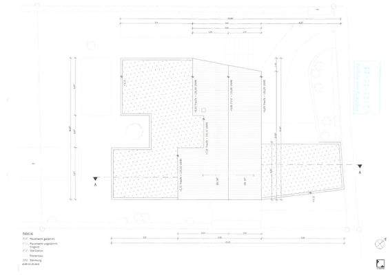 Perspektive auf Dachbereiche