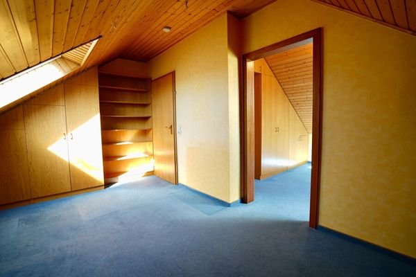 Arbeitszimmer im Dachgeschoss