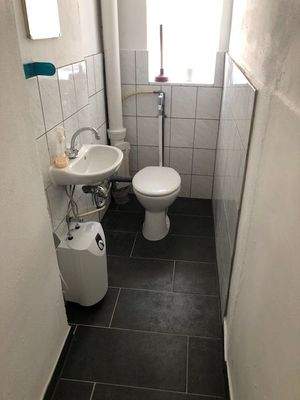 WC im Treppenhaus