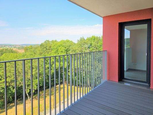 Großzügiger Balkon
