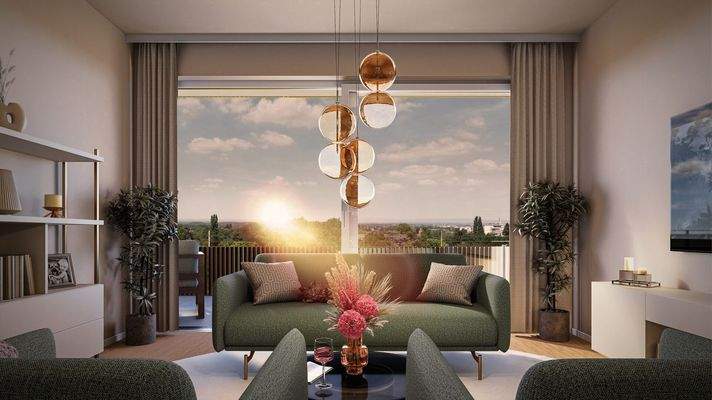 Visualisierung Sonnenuntergang