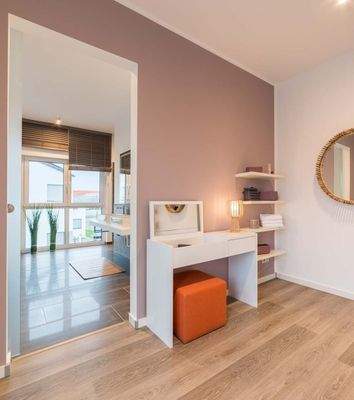 Schlafbereich mit eigenem Badezimmer