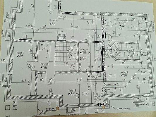 Grundriss Keller
