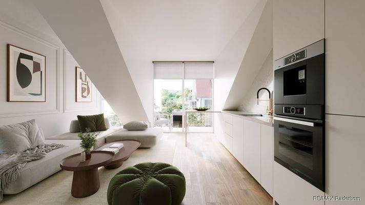 Wohnzimmer & Küche OG