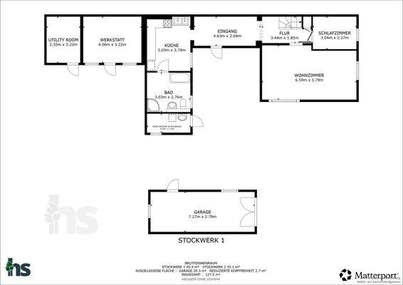 Grundriss - Außenbereich & Erdgeschoss