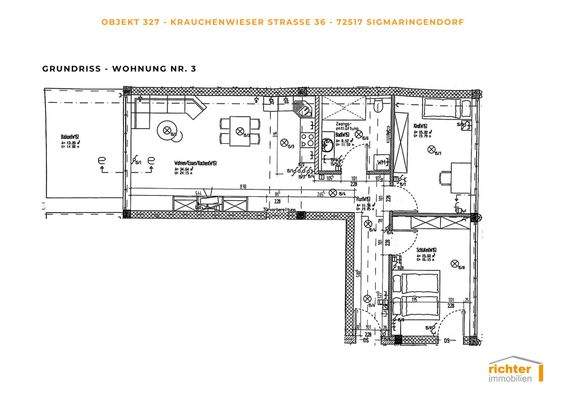 Grundriss Whg. 3
