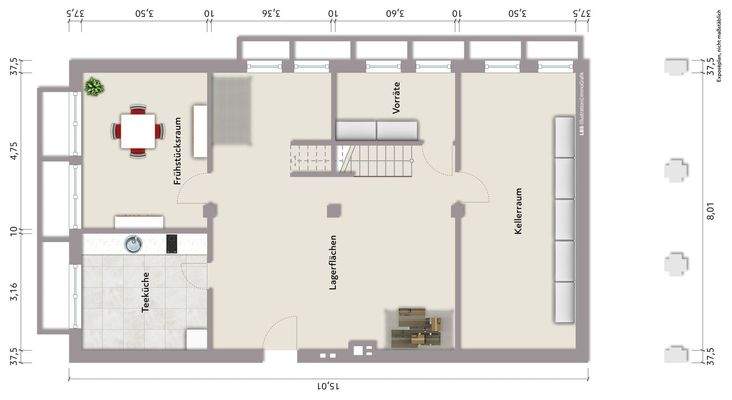 Grundriss Keller