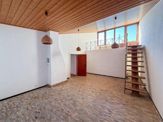 "Ausstellungsraum" mit Empore